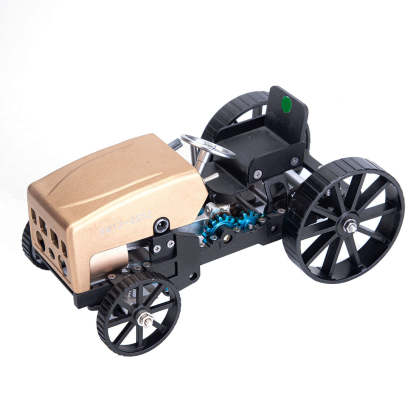 TECHING Pioneer 1 All-Metal DIY Assembly Car Model Kit – Electric Mechanical STEM Gift-helloworld7