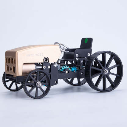 TECHING Pioneer 1 All-Metal DIY Assembly Car Model Kit – Electric Mechanical STEM Gift-helloworld7