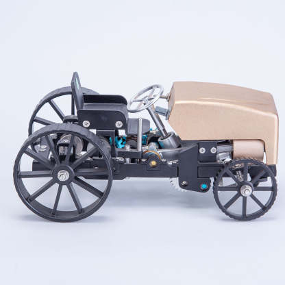 TECHING Pioneer 1 All-Metal DIY Assembly Car Model Kit – Electric Mechanical STEM Gift-helloworld7