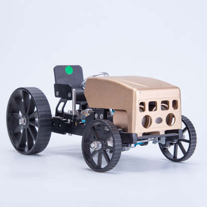 TECHING Pioneer 1 All-Metal DIY Assembly Car Model Kit – Electric Mechanical STEM Gift-helloworld7