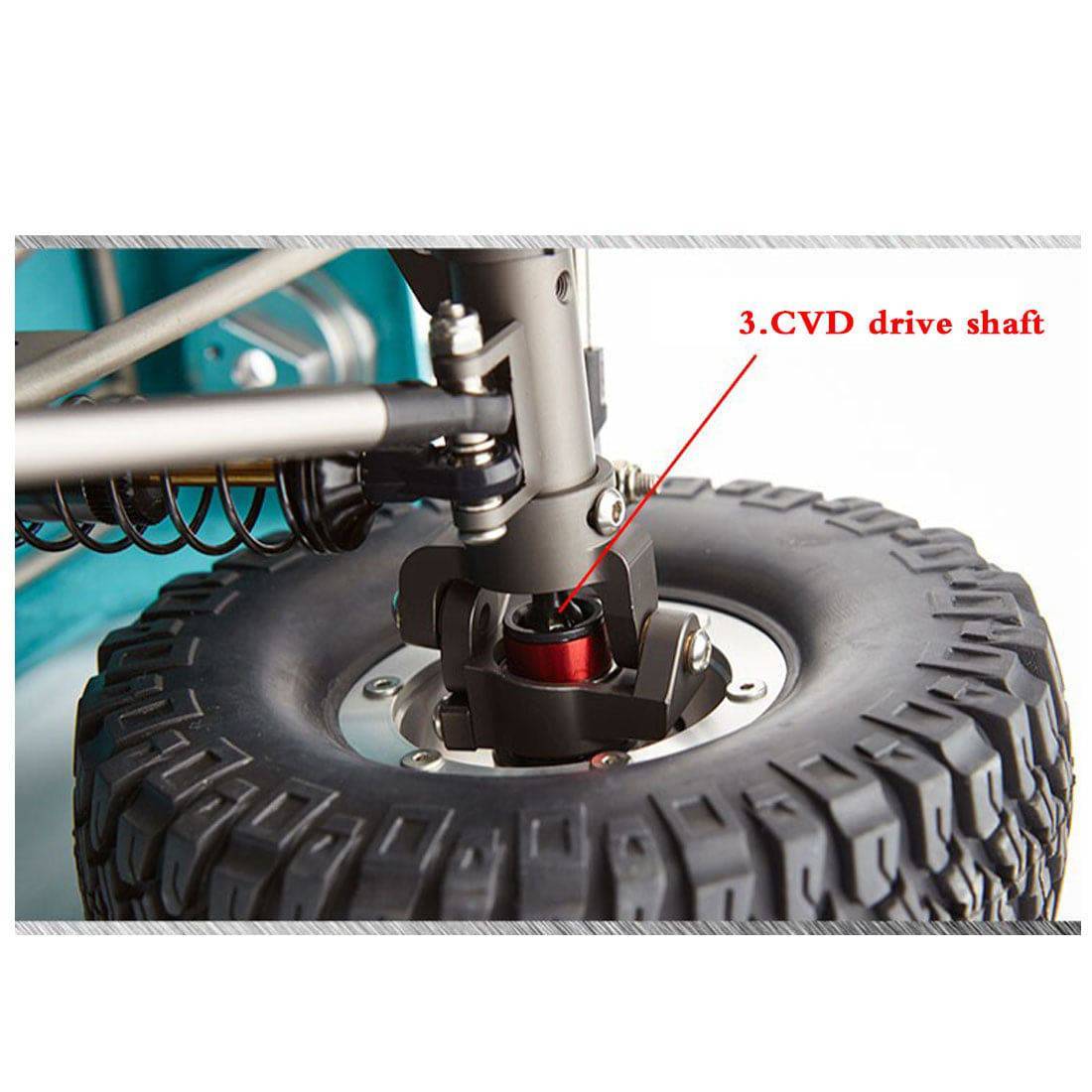 TFL Bronco C1508 1/10 Scale Full Metal 4WD RC Crawler Kit with FRP Body