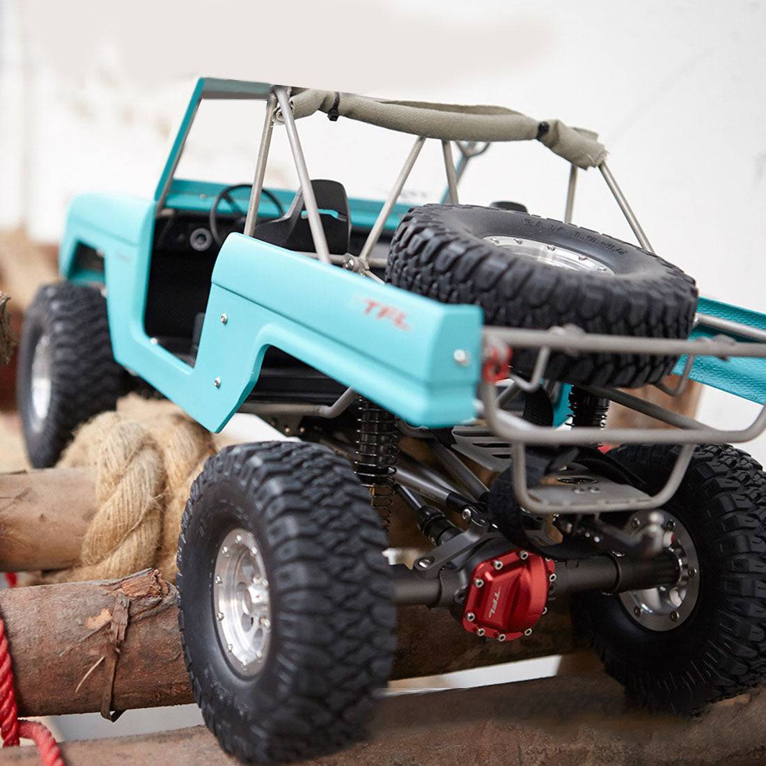 TFL Bronco C1508 1/10 Scale Full Metal 4WD RC Crawler Kit with FRP Body