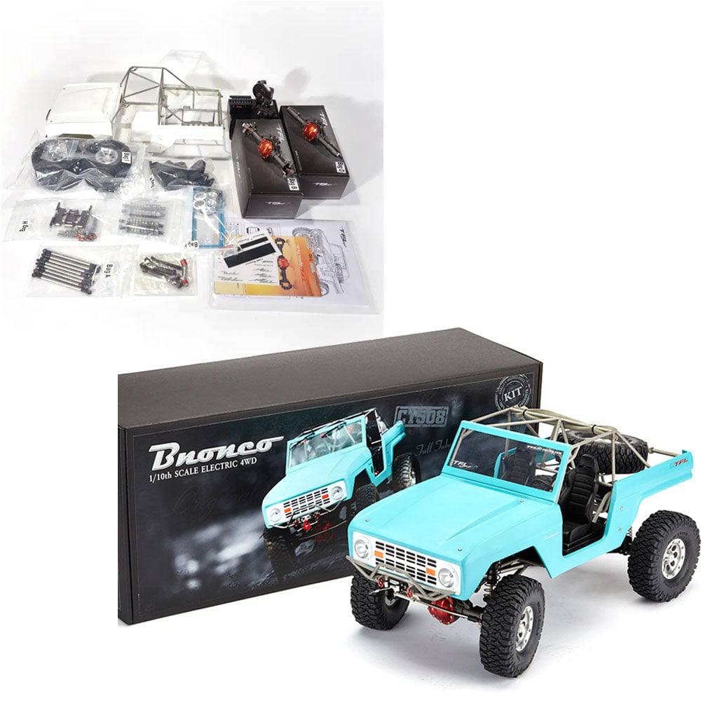 TFL Bronco C1508 1/10 Scale Full Metal 4WD RC Crawler Kit with FRP Body