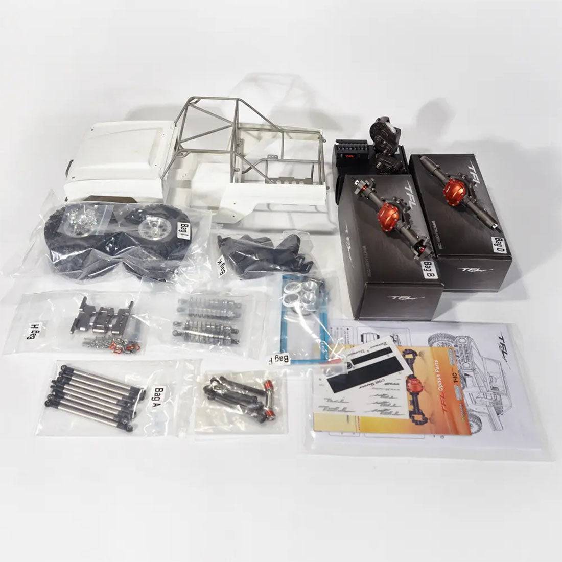 TFL Bronco C1508 1/10 Scale Full Metal 4WD RC Crawler Kit with FRP Body