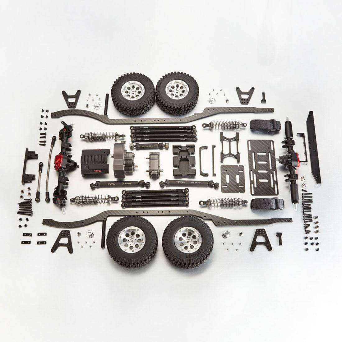 TFL C1704 1/10 Scale RC Crawler Chassis Kit All-Metal Frame for D110 Body Build