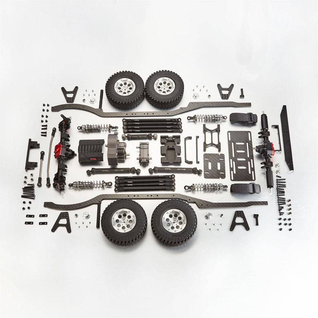 TFL C1704 1/10 Scale RC Rock Crawler Chassis Kit All-Metal Frame with D110 Body