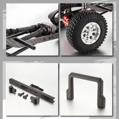TFL C1704 1/10 Scale RC Rock Crawler Chassis Kit All-Metal Frame with D110 Body