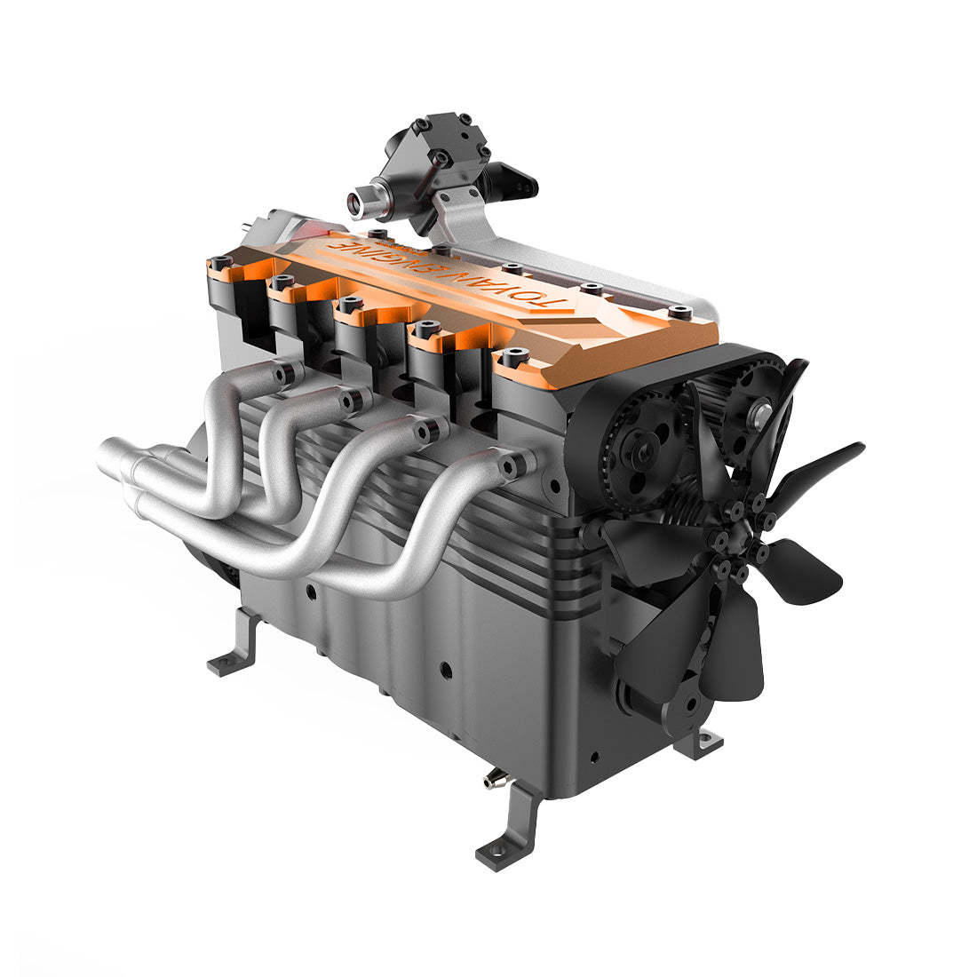 TOYAN FS-L400 14cc Inline 4 Cylinder 4 Stroke Nitro Engine DIY Assembly Kit-helloworld7