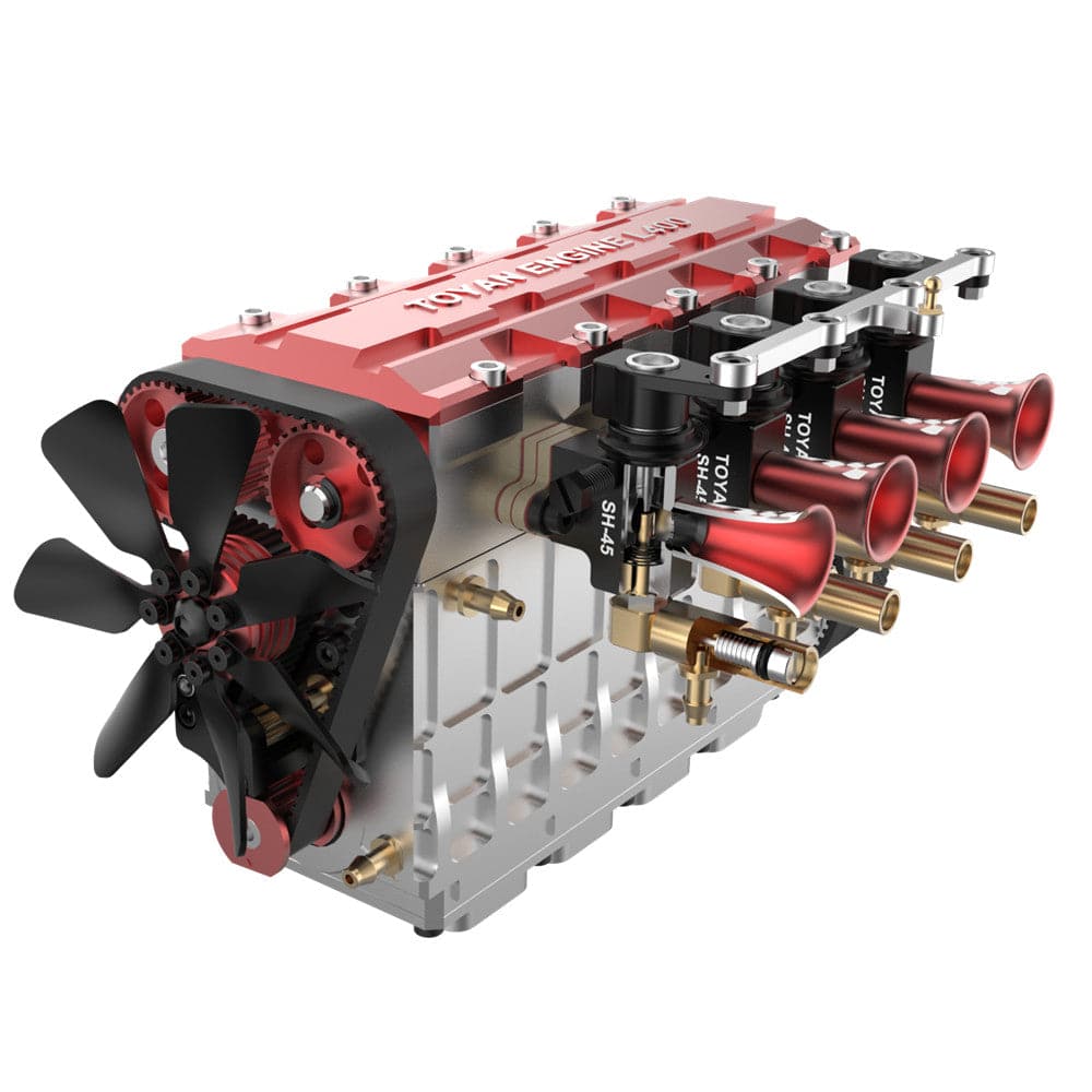 TOYAN FS-L400 14cc Inline 4 Cylinder 4 Stroke Nitro Engine DIY Assembly Kit-helloworld7