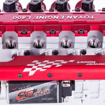 TOYAN FS-L400 14cc Inline 4 Cylinder 4 Stroke Nitro Engine Model RTR Assembled