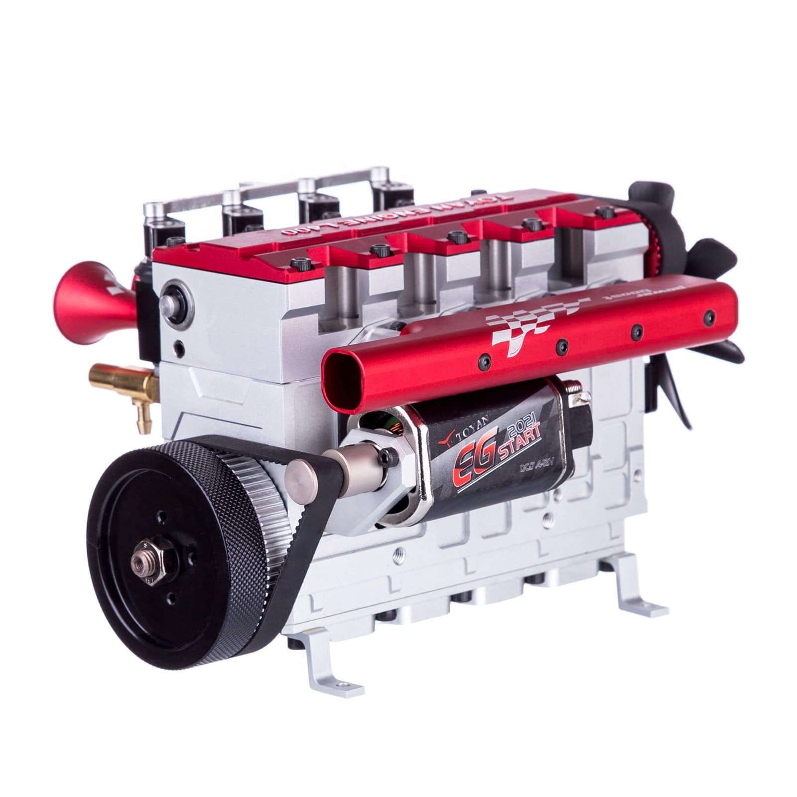 TOYAN FS-L400 14cc Inline 4 Cylinder 4 Stroke Nitro Engine Model RTR Assembled
