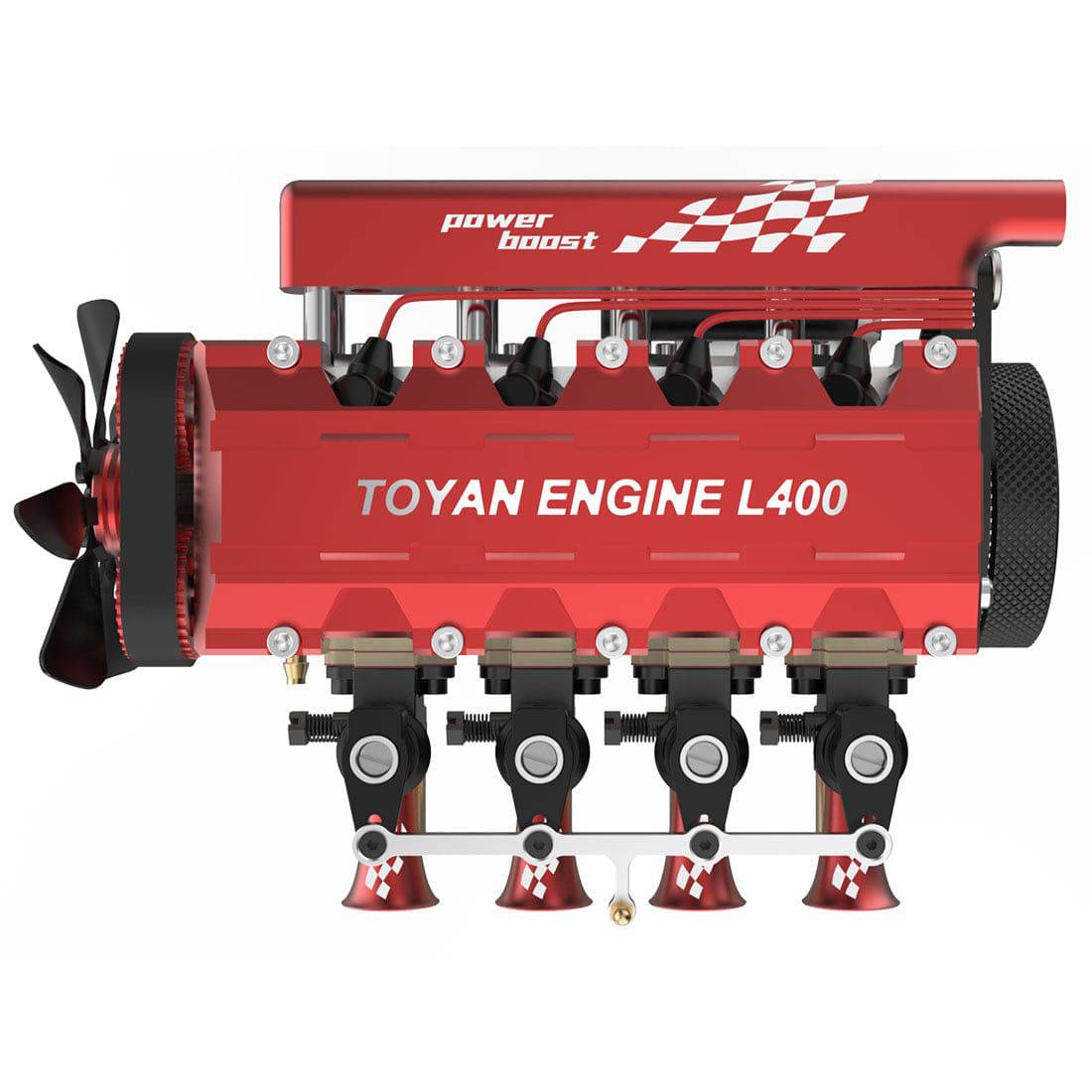 TOYAN FS-L400 14cc Inline 4 Cylinder 4 Stroke Nitro Engine Model RTR Assembled