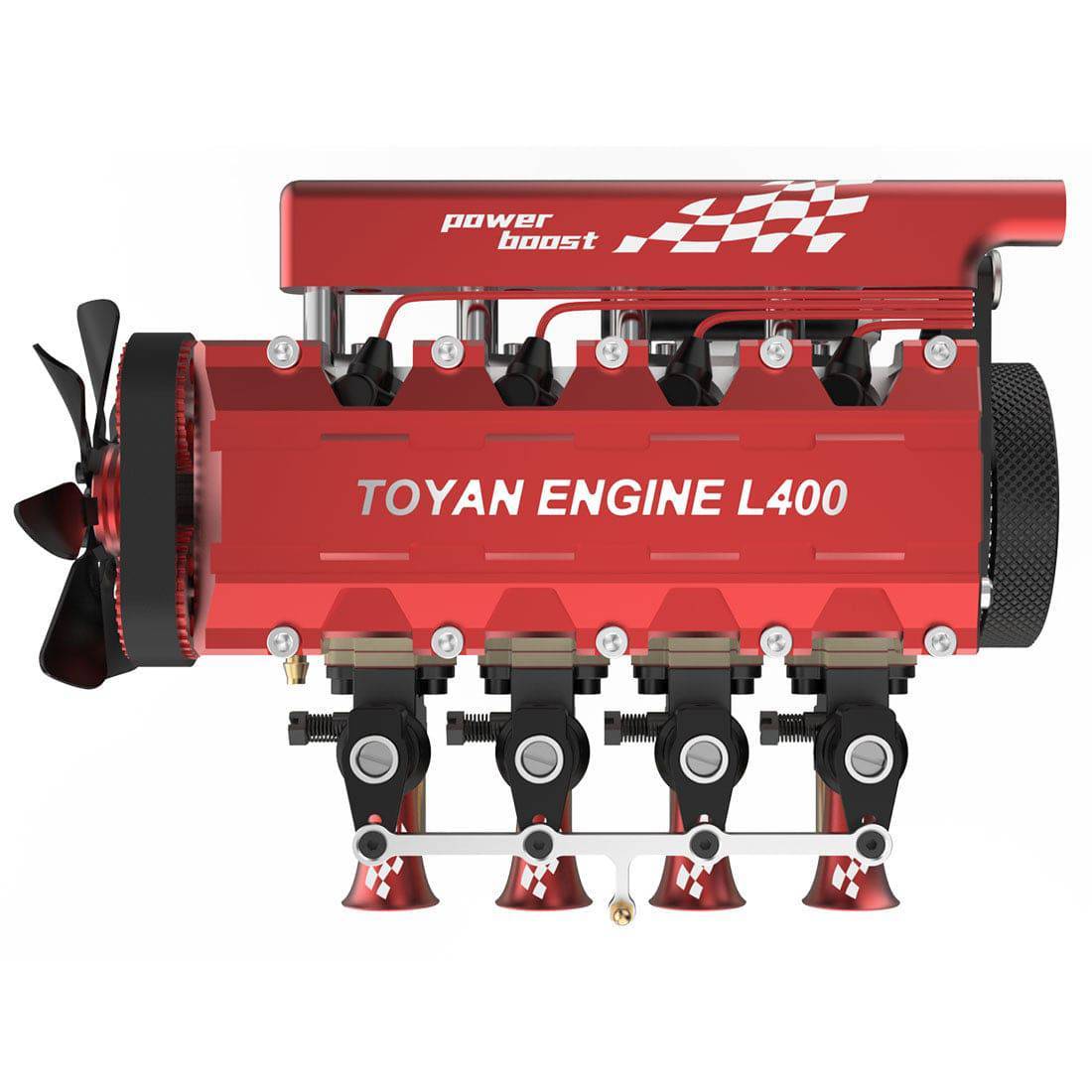 TOYAN FS-L400 14cc Inline 4 Cylinder 4 Stroke Nitro Engine Model RTR Assembled