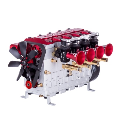 TOYAN FS-L400 14cc Inline 4 Cylinder 4 Stroke Nitro Engine Model RTR Assembled