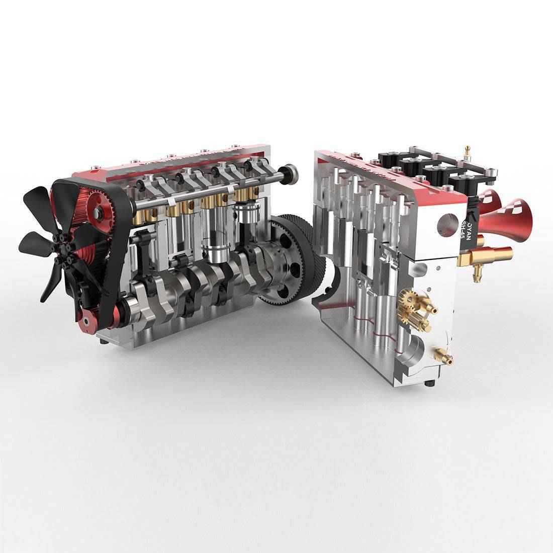 TOYAN FS-L400 14cc Inline 4 Cylinder 4 Stroke Nitro Engine Model RTR Assembled
