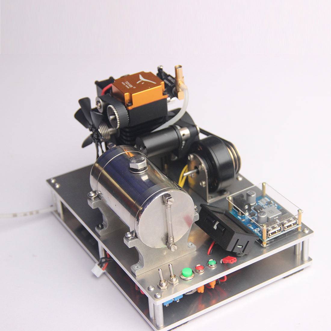 TOYAN FS-S100A 4 Stroke Methanol Engine Generator Model Kit Electric Start 12V USB