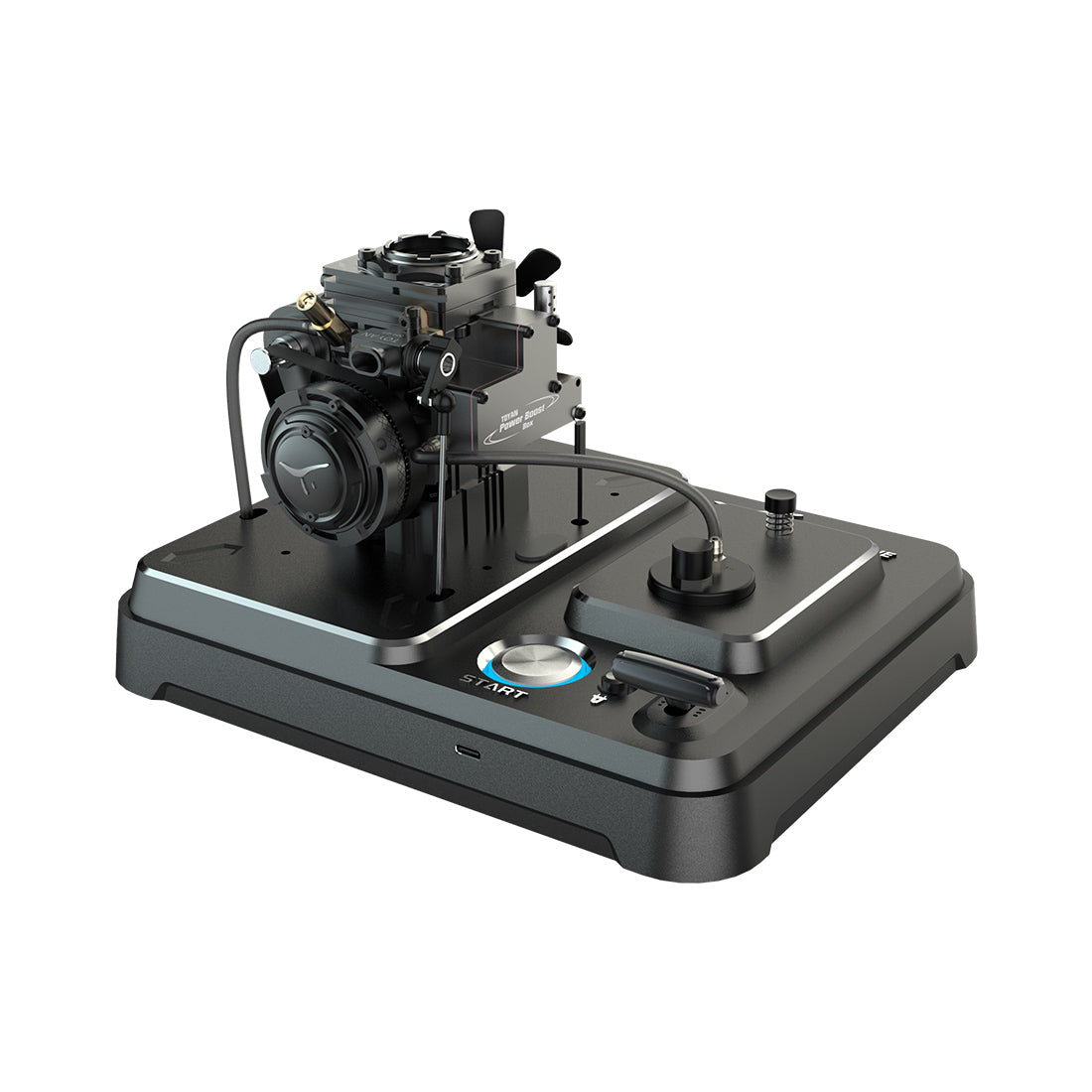 TOYAN FS-S100AT Transparent Combustion Chamber 4 Stroke Nitro Engine Model 5th Anniversary Gift-helloworld7