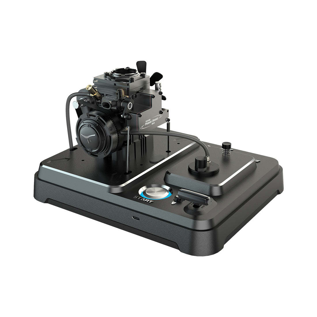 TOYAN FS-S100AT Transparent Combustion Chamber 4 Stroke Nitro Engine Model 5th Anniversary Gift-helloworld7