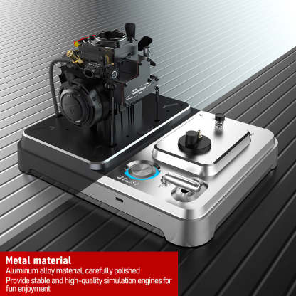 TOYAN FS-S100AT Transparent Combustion Chamber 4 Stroke Nitro Engine Model 5th Anniversary Gift-helloworld7