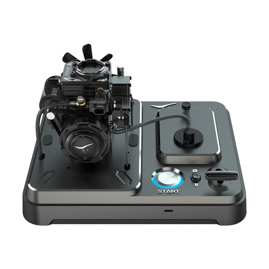 TOYAN FS-S100AT Transparent Combustion Chamber 4 Stroke Nitro Engine Model 5th Anniversary Gift-helloworld7