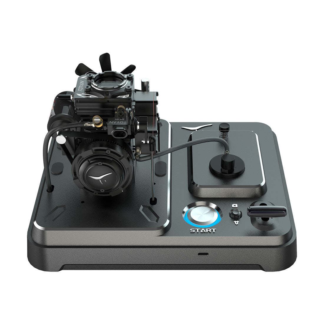 TOYAN FS-S100AT Transparent Combustion Chamber 4 Stroke Nitro Engine Model 5th Anniversary Gift-helloworld7