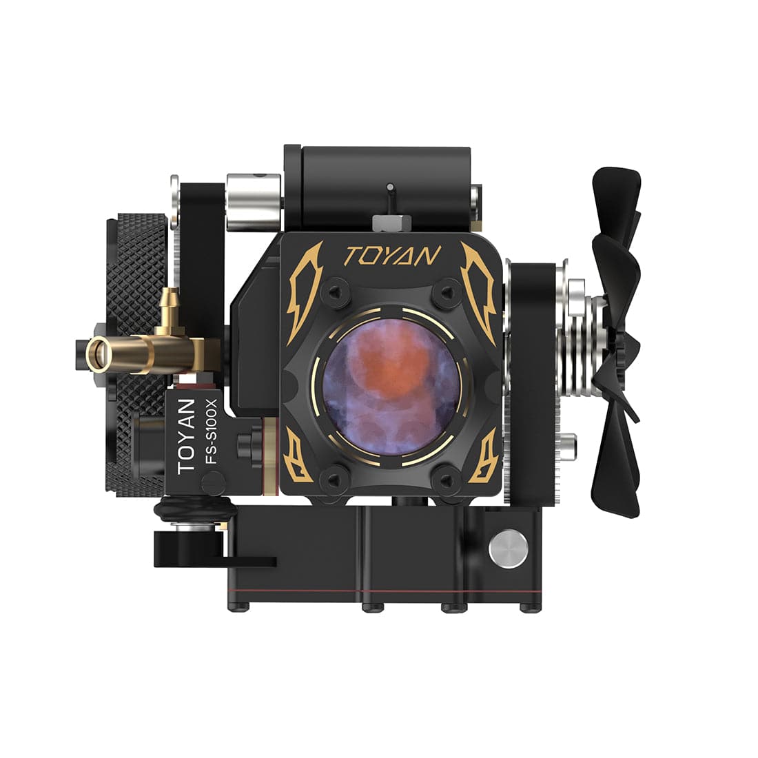TOYAN FS-S100AT Transparent Combustion Chamber 4 Stroke Nitro Engine Model 5th Anniversary Gift-helloworld7