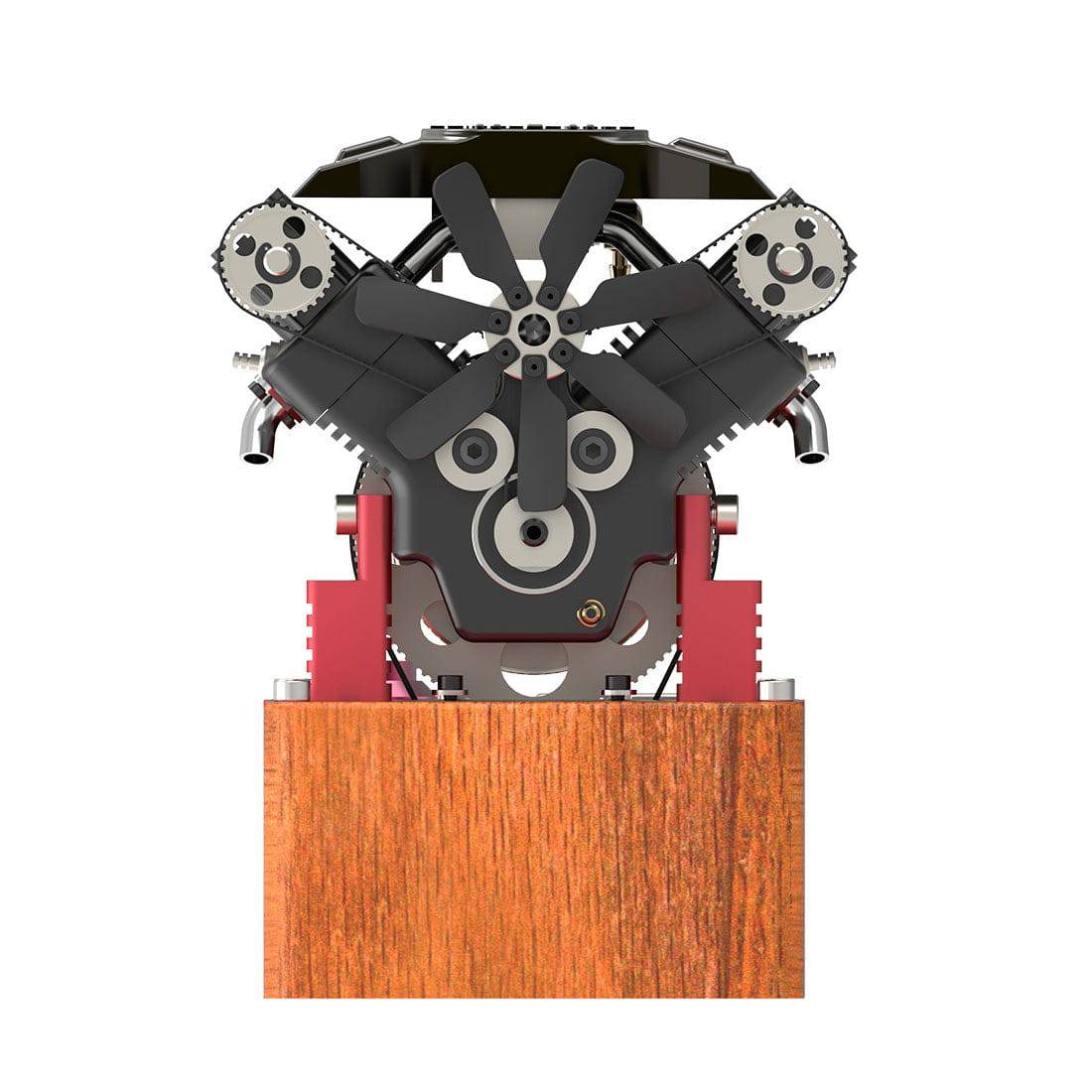 TOYAN FS-V400A 14cc V4 4 Stroke Methanol Engine Model for RC Car Boat Plane-helloworld7