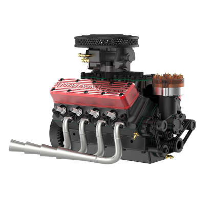 TOYAN FS-V800WGPC DIY V8 Gasoline Engine Model Kit Water Cooled 4 Stroke-helloworld7