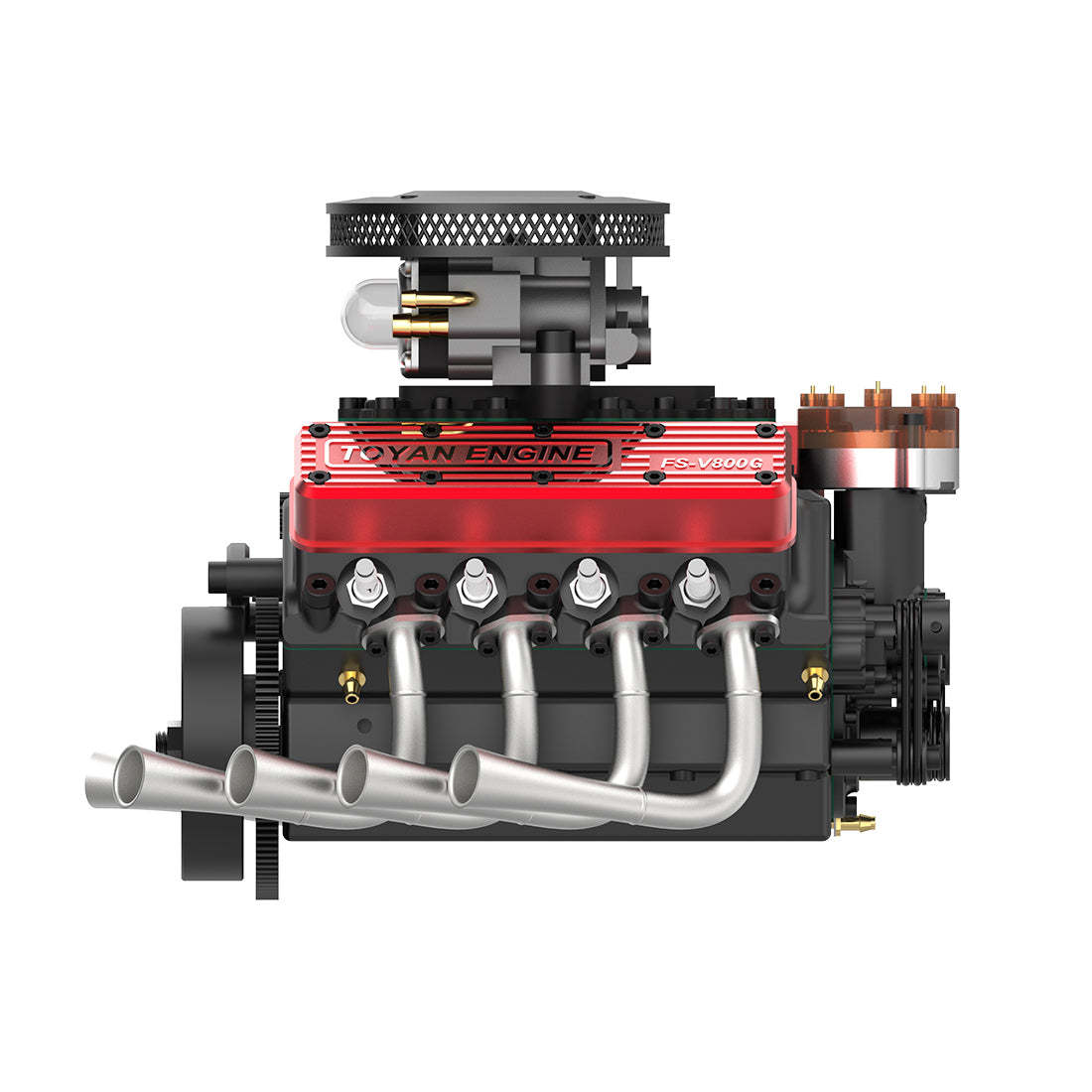 TOYAN FS-V800WGPC DIY V8 Gasoline Engine Model Kit Water Cooled 4 Stroke-helloworld7