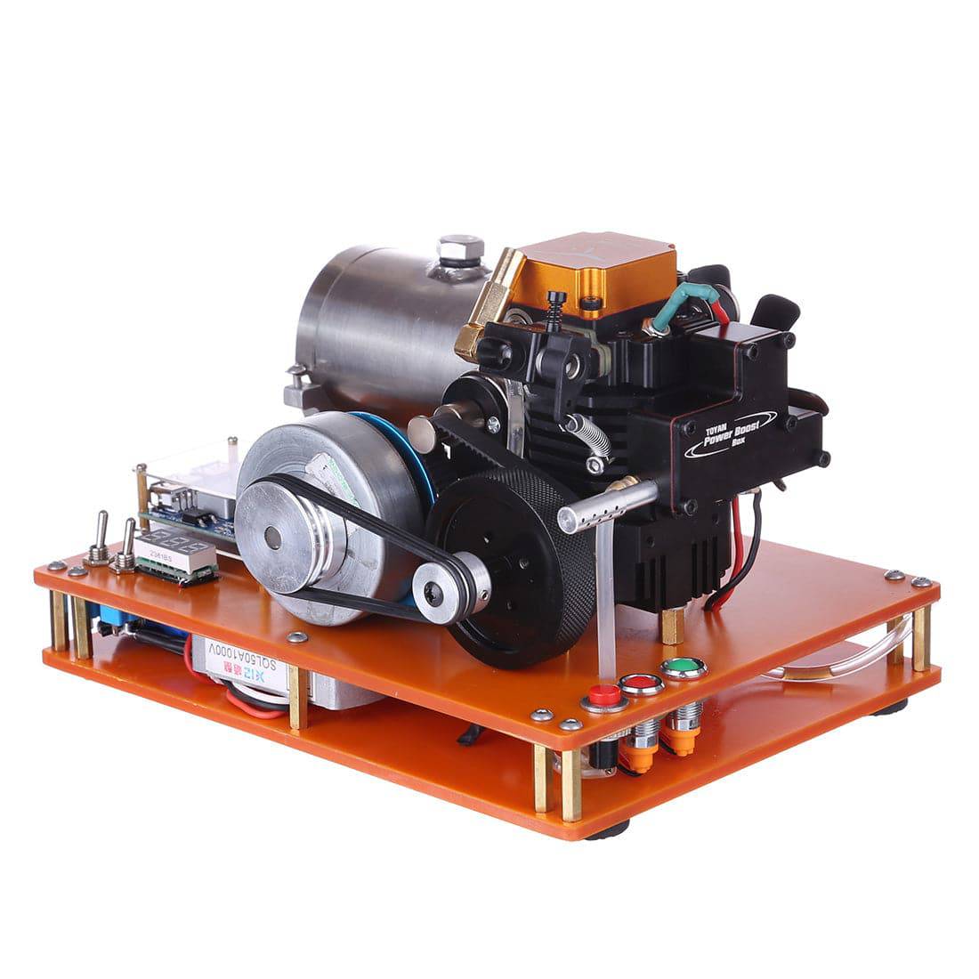TOYAN Four Stroke Methanol Engine Generator Model Kit Electric Start 12V Physics Experiment Toy