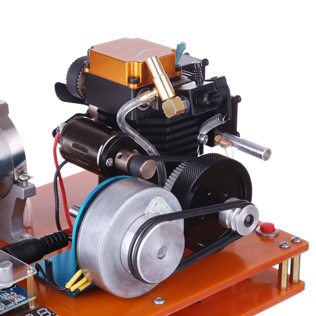 TOYAN Four Stroke Methanol Engine Generator Model Kit Electric Start 12V Physics Experiment Toy