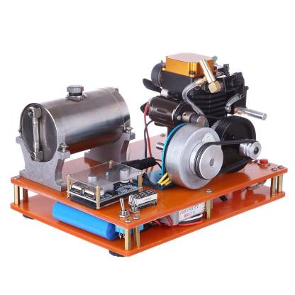 TOYAN Four Stroke Methanol Engine Generator Model Kit Electric Start 12V Physics Experiment Toy