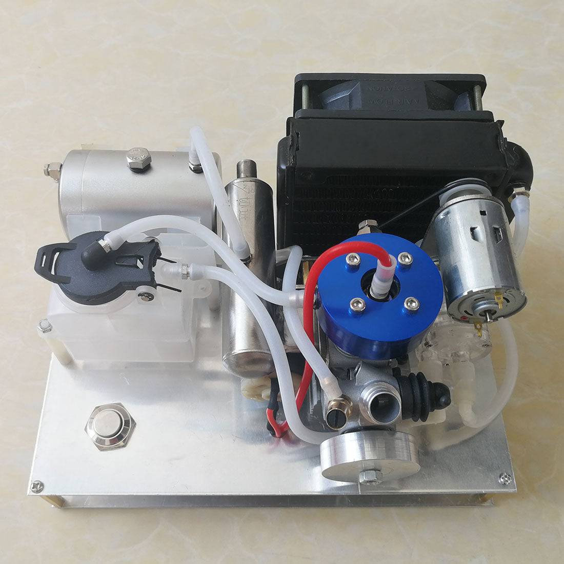 TOYAN Level 15 DIY Modify Methanol Engine into Gasoline Engine  Generator with Water-cooled Radiator Device-helloworld7
