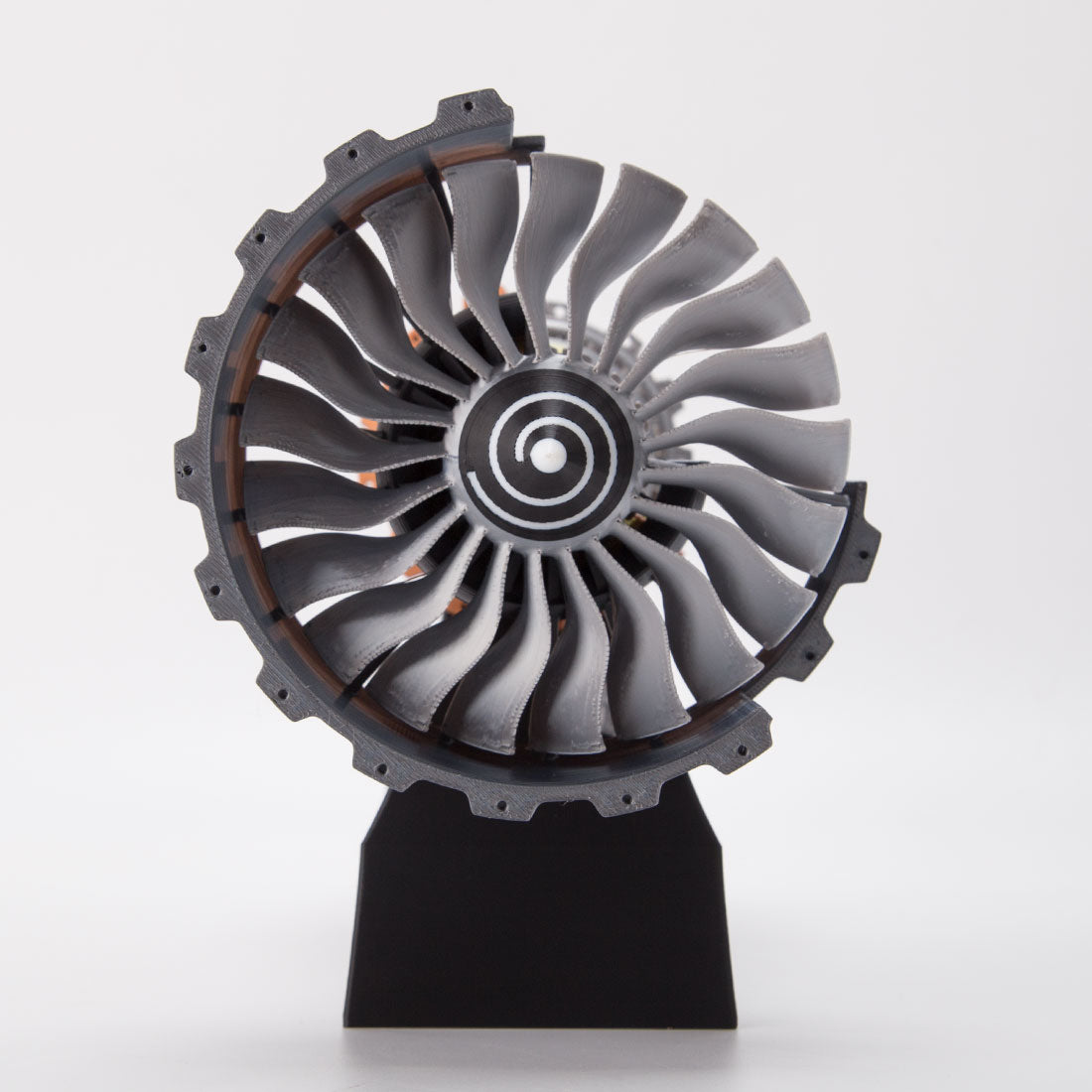 TR900 1/15 Scale Large Turbofan Engine Model with LED Flame Effect Aviation Gift-helloworld7