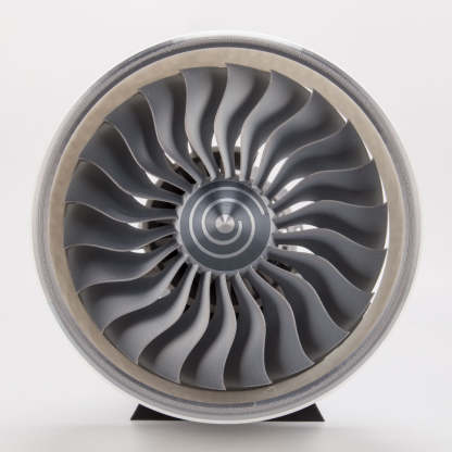 TR900 1/15 Scale Large Turbofan Engine Model with LED Flame Effect Aviation Gift-helloworld7