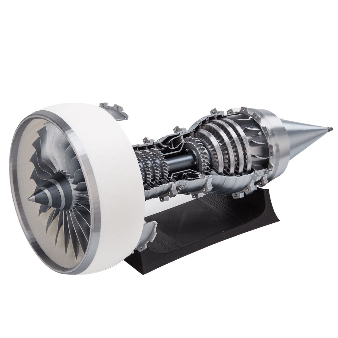 TR900 1/15 Scale Large Turbofan Engine Model with LED Flame Effect Aviation Gift