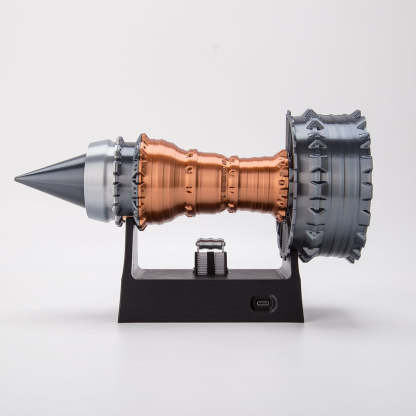 TR900 1/15 Scale Large Turbofan Engine Model with LED Flame Effect Aviation Gift-helloworld7