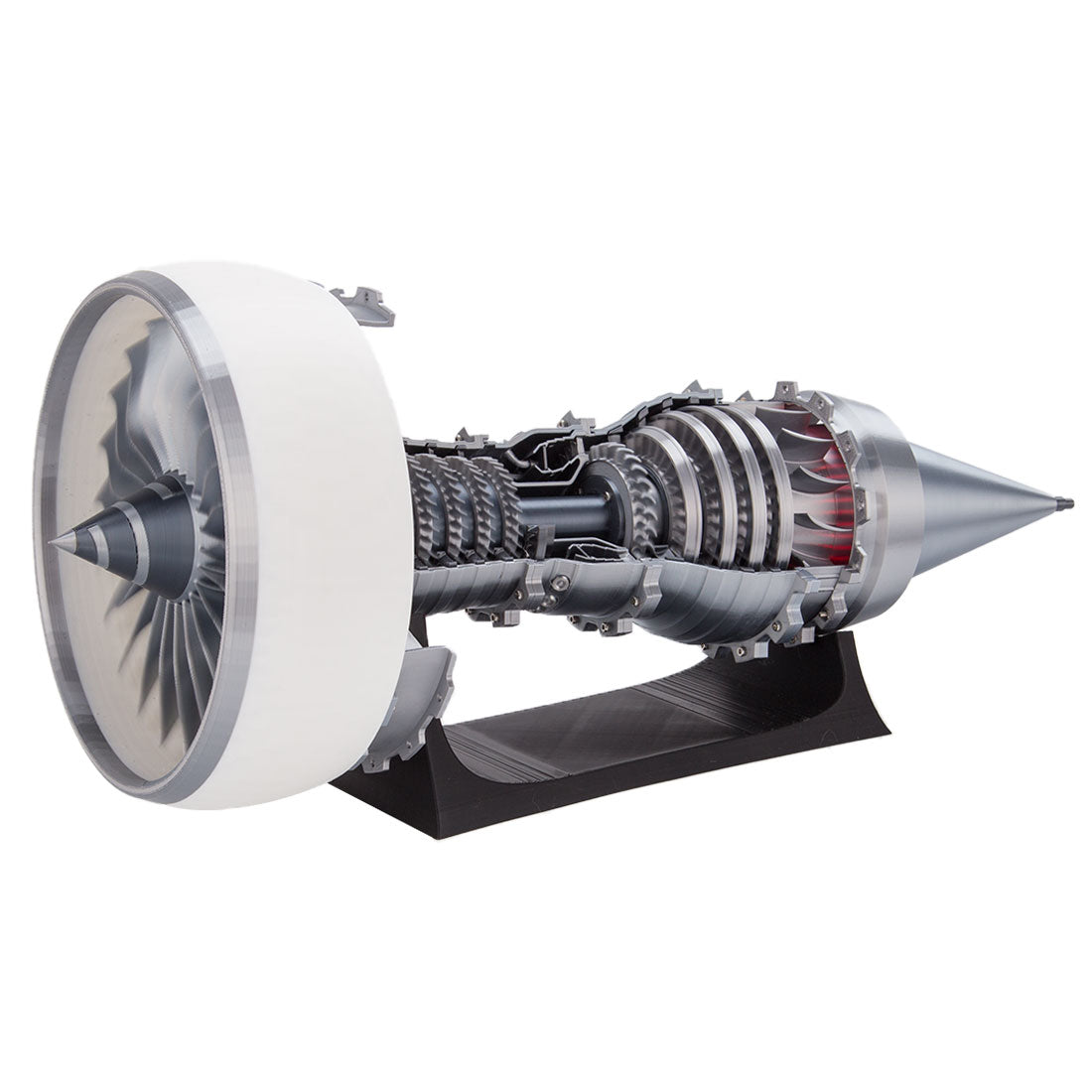TR900 1/15 Scale Large Turbofan Engine Model with LED Flame Effect Aviation Gift-helloworld7