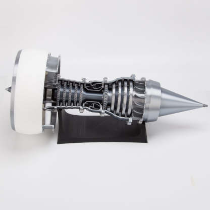 TR900 1/15 Scale Large Turbofan Engine Model with LED Flame Effect Aviation Gift-helloworld7