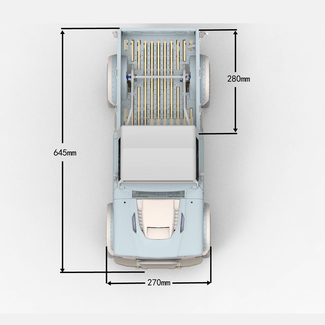 TWOLF M715 1/8 Scale Full Metal CNC RC Crawler Kit with V8 Engine