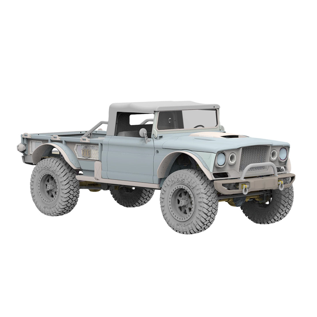 TWOLF M715 1/8 Scale Full Metal CNC RC Crawler Kit with V8 Engine