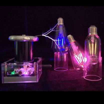 Table Top Musical Tesla Coil Bluetooth Plasma Speaker Touchable Arc Science Toy Wireless Transmission-helloworld7