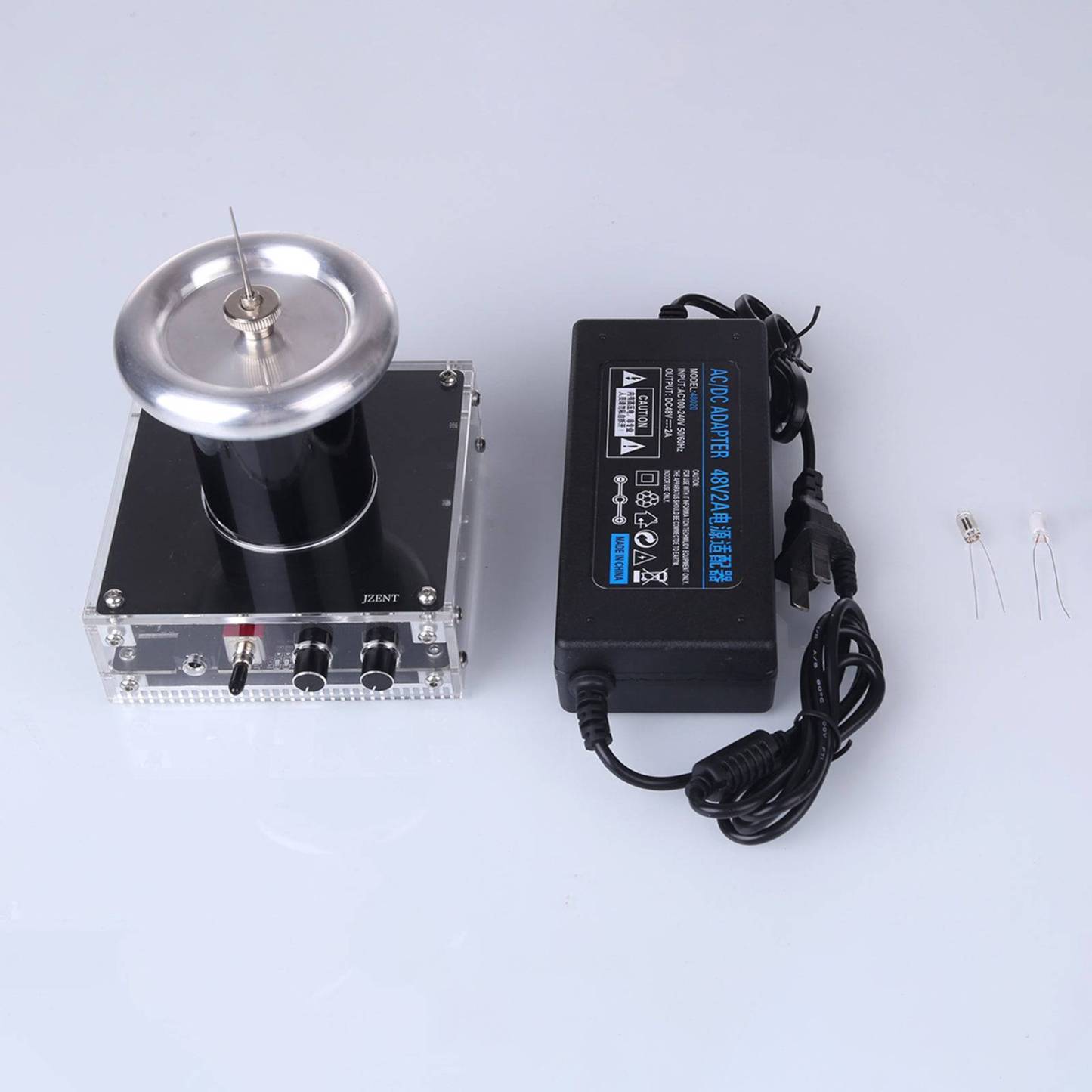 Table Top Musical Tesla Coil Bluetooth Plasma Speaker Touchable Arc Science Toy Wireless Transmission-helloworld7