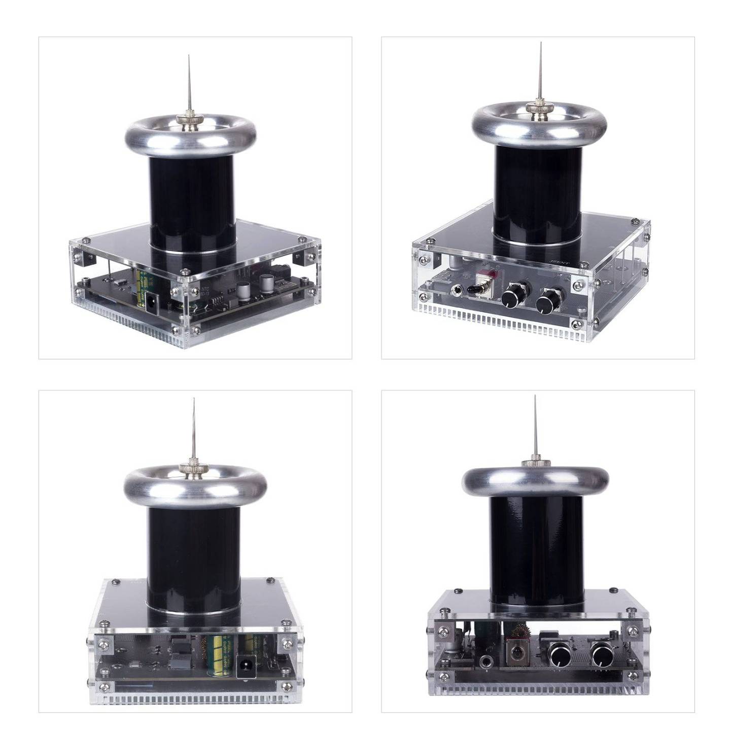 Table Top Musical Tesla Coil Bluetooth Plasma Speaker Touchable Arc Science Toy Wireless Transmission-helloworld7