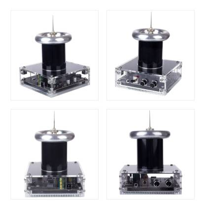 Table Top Musical Tesla Coil Bluetooth Plasma Speaker Touchable Arc Science Toy Wireless Transmission-helloworld7