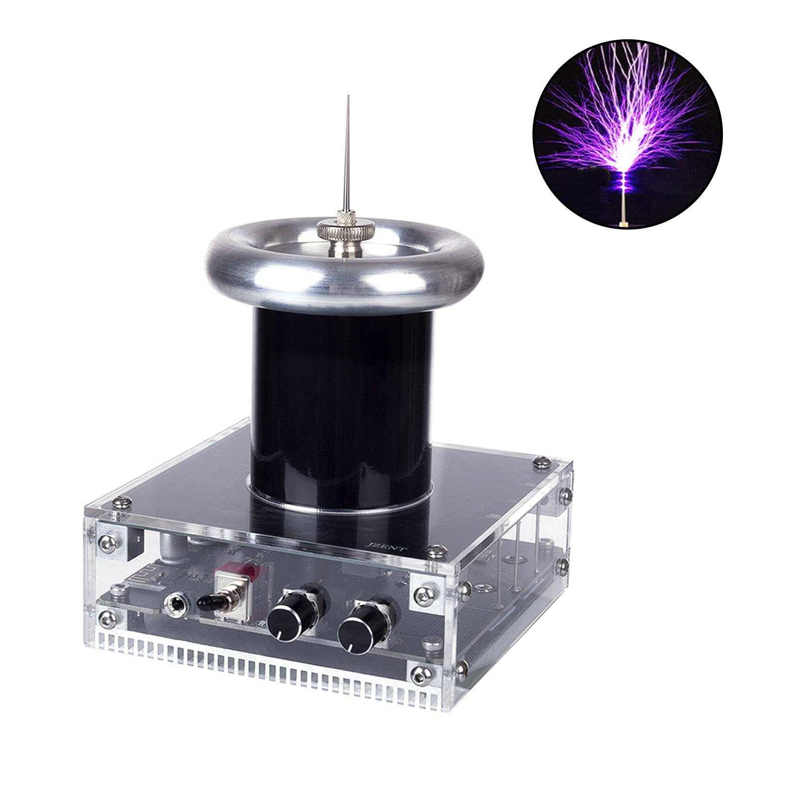 Table Top Musical Tesla Coil Bluetooth Plasma Speaker Touchable Arc Science Toy Wireless Transmission-helloworld7