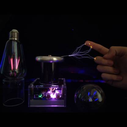 Table Top Musical Tesla Coil Bluetooth Plasma Speaker Touchable Arc Science Toy Wireless Transmission-helloworld7