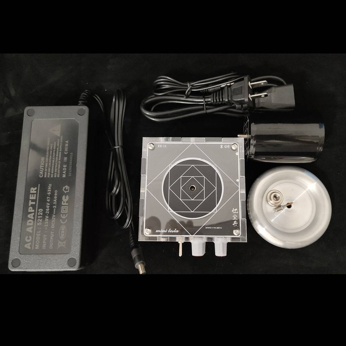 Table Top Musical Tesla Coil Bluetooth Plasma Speaker Touchable Arc Science Toy Wireless Transmission-helloworld7