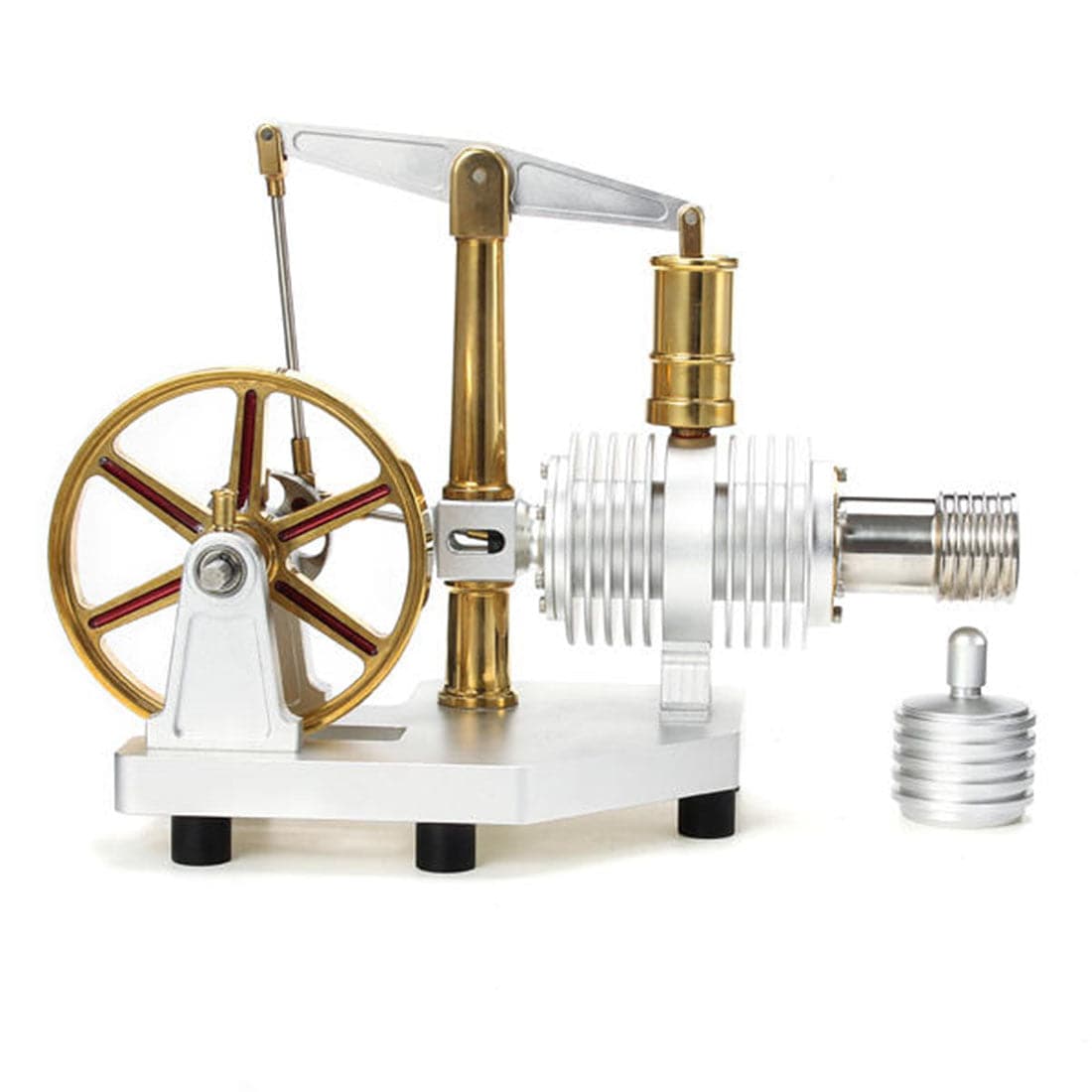 Tarot Full Metal Ringbom Stirling Engine Model Gamma Type Physics Experiment Toy
