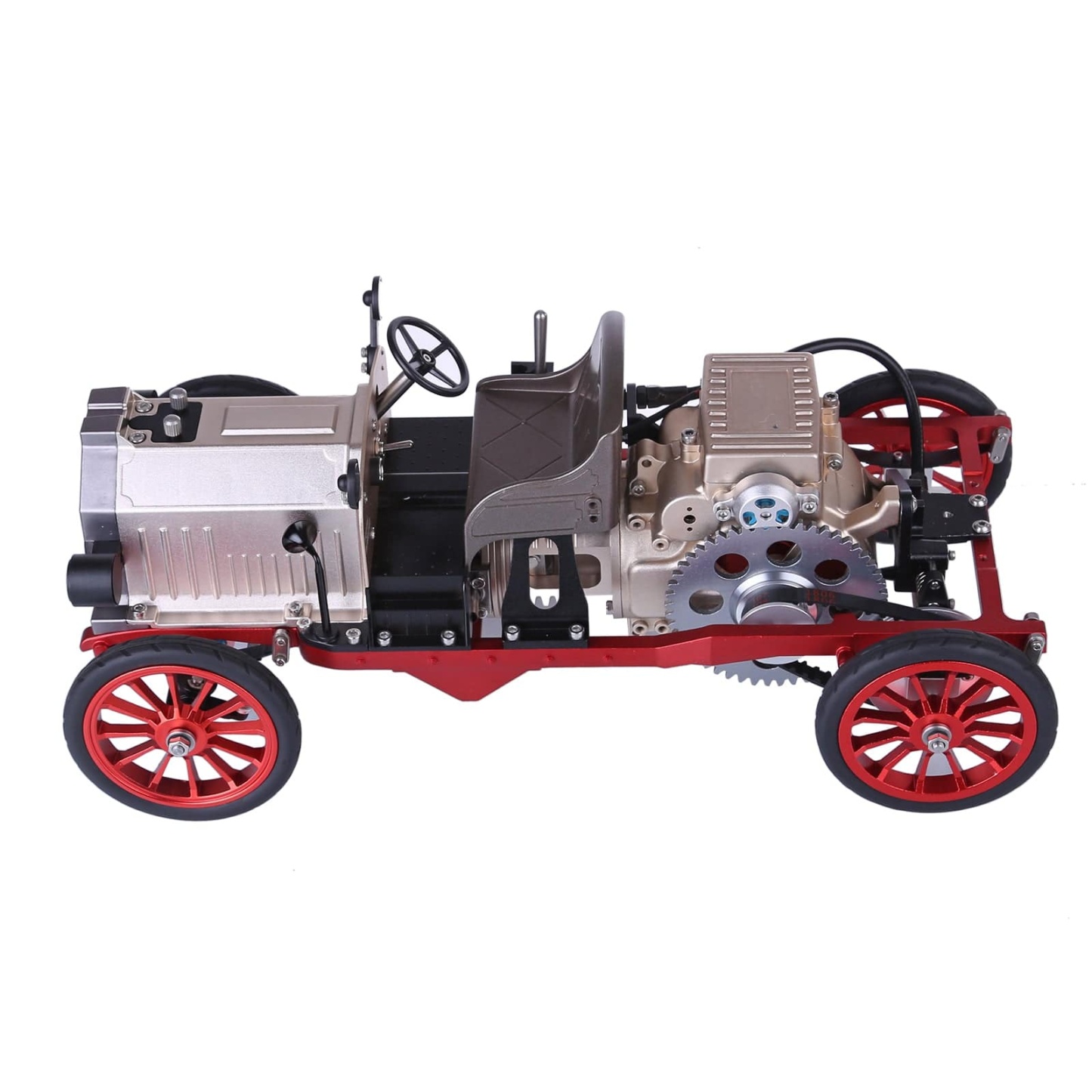 Teching 310+ PCS Metal DIY Assembly Vintage Classic Car Model Kit Gift-helloworld7